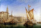The Doge's Palace From The Entrance To The Grand Canal by William Wilde